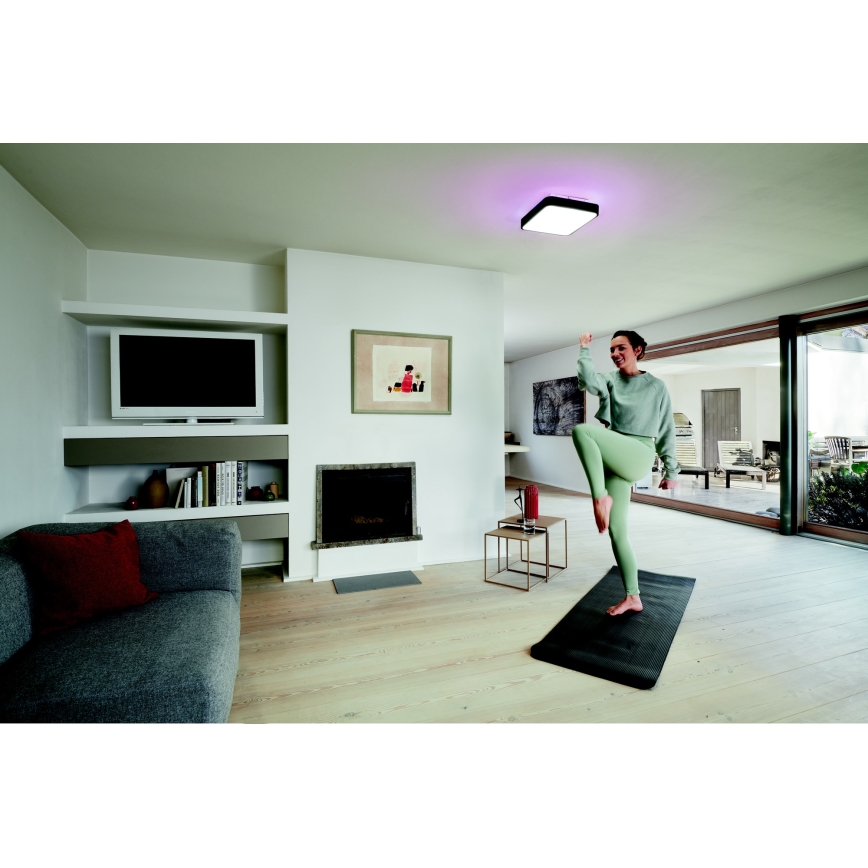 Ledvance - LED RGBW Stmievateľné stropné svietidlo SMART+ ORBIS LED/28W/230V 3000-6500K Wi-Fi čierna