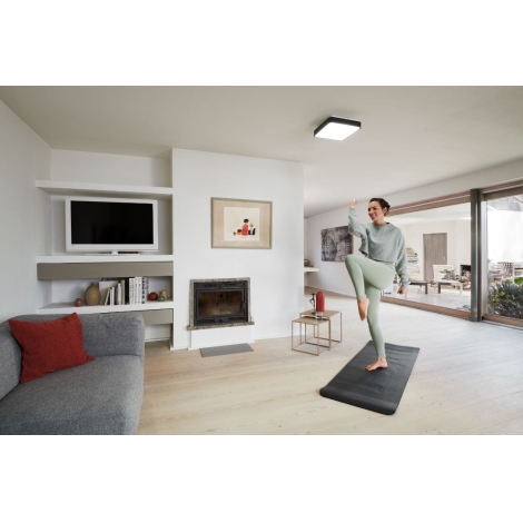 Ledvance - LED RGBW Stmievateľné stropné svietidlo SMART+ ORBIS LED/28W/230V 3000-6500K Wi-Fi čierna