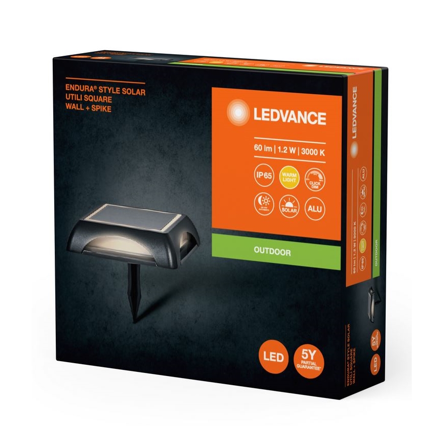 Ledvance - LED Stmievateľná solárna lampa ENDURA STYLE SOLAR LED/1,2W/3,7V IP65