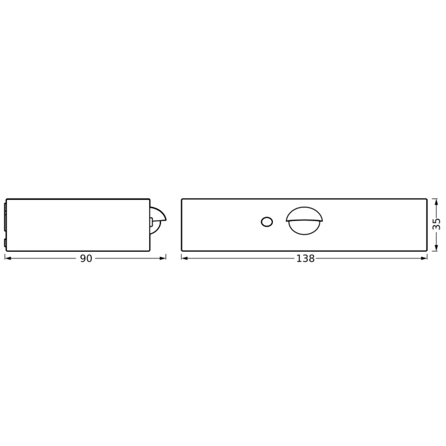 Ledvance - LED Solárne nástenné svietidlo so senzorom ENDURA SOLAR LED/3W/4,2V IP65