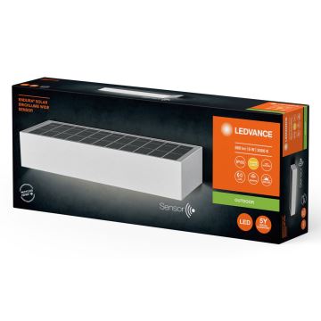 Ledvance - LED Solárne nástenné svietidlo so senzorom ENDURA SOLAR LED/6W/4,2V IP65