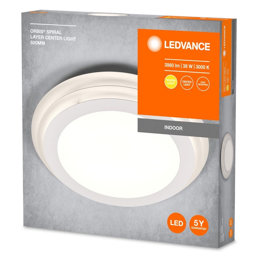 Ledvance - LED Stropné svietidlo ORBIS SPIRAL LED/38W/230V