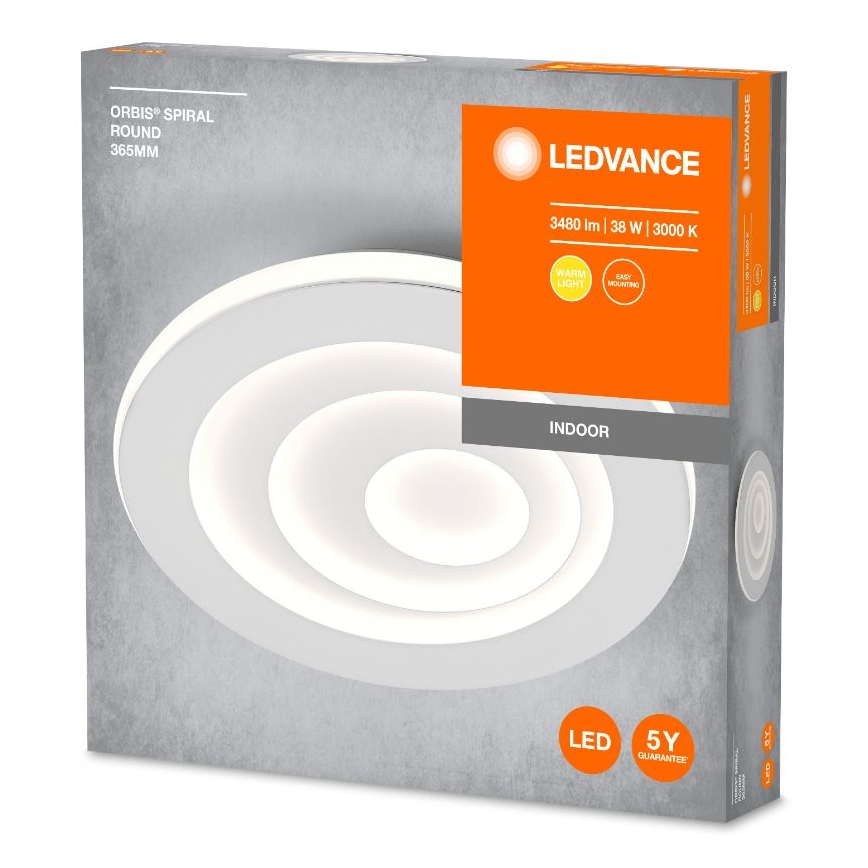 Ledvance - LED Stropné svietidlo ORBIS SPIRAL LED/38W/230V