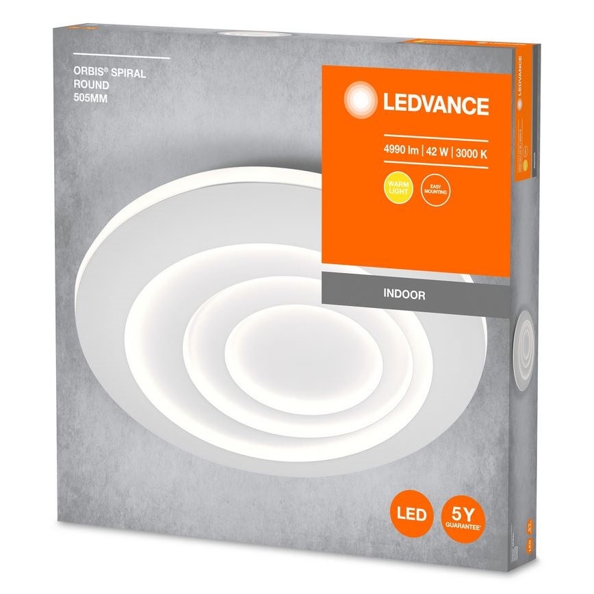 Ledvance - LED Stropné svietidlo ORBIS SPIRAL LED/42W/230V