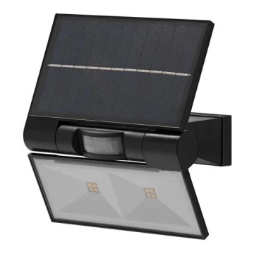 Ledvance - LED Vonkajší solárny nástenný reflektor so senzorom FLOOD LED/2,9W/3,7V IP44