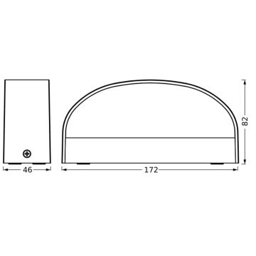 Ledvance - LED Vonkajšie nástenné svietidlo ENDURA STYLE ILAY 2xLED/3,8W/230V IP65