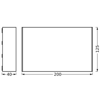 Ledvance - LED Vonkajšie nástenné svietidlo ENDURA STYLE ILJA LED/7W/230V IP65