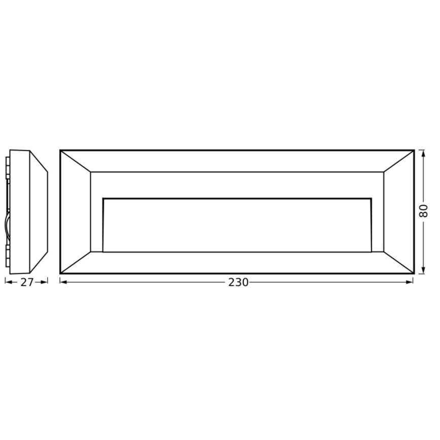 Ledvance - LED Vonkajšie nástenné svietidlo ENDURA STYLE IVAN LED/1,9W/230V IP65