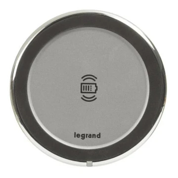 Legrand 077640L - Bezdrôtová nabíjačka pre dosku stola 15W IP44