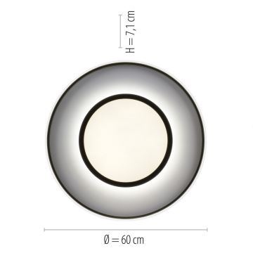 Leuchten Direkt 11627-18 - LED RGB Stmievateľné svietidlo ARENDA LED/31W/230V 2700-5000K + diaľkové ovládanie