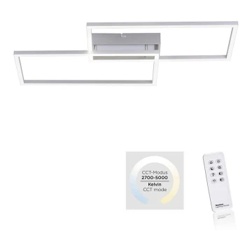 Leuchten Direkt 14140-55 - LED Stmievateľné stropné svietidlo IVEN 2xLED/13,5W/230V + diaľkové ovládanie