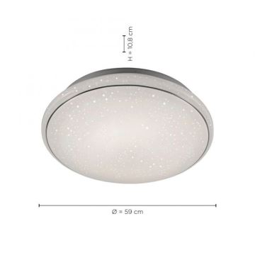 Leuchten Direkt 14744-16 - LED RGB Stmievateľné stropné svietidlo  JUPI LOLASMART LED/32W/230V + diaľkové ovládanie