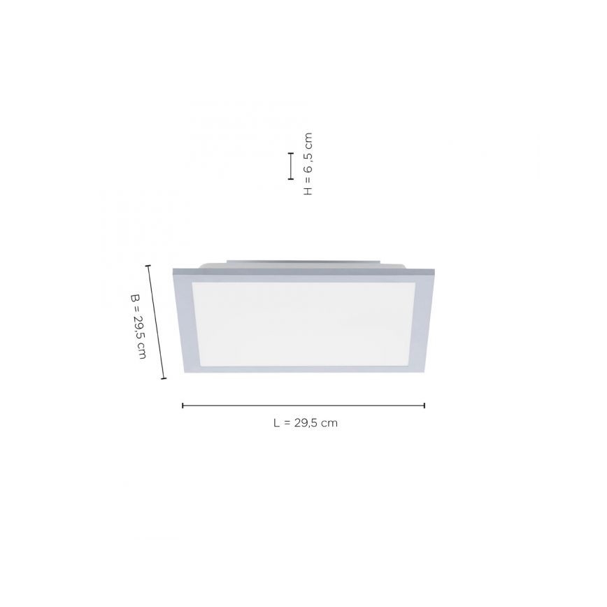 Leuchten Direkt 14750-21 - LED Stropné svietidlo FLAT LED/12W/230V