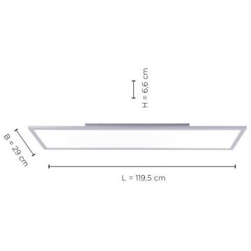 Leuchten Direkt 14753-21 - LED Prisadený panel FLAT LED/22W/230V