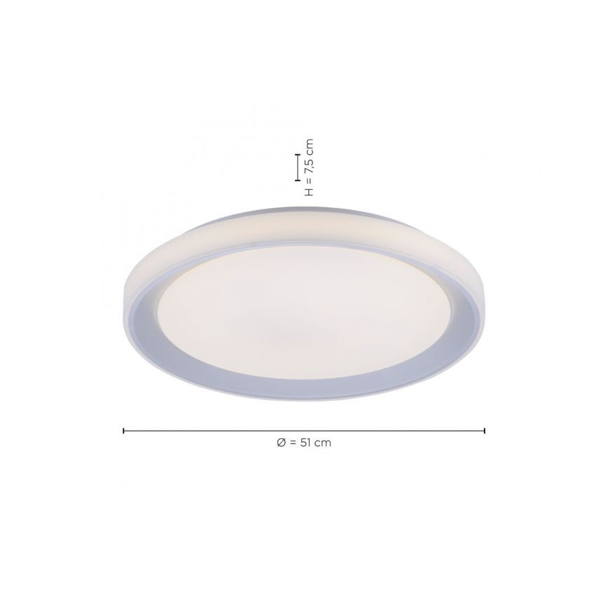 Leuchten Direkt 15110-21 - LED RGB Stmievateľné stropné svietidlo LENI LOLASMART LED/40W/230V + diaľkové ovládanie