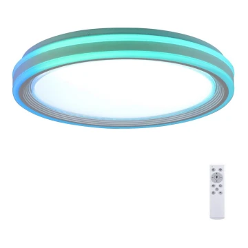 Leuchten Direkt 15154-16 - LED RGB Stmievateľné stropné svietidlo EDGING LED/39W/230V + diaľkové ovládanie
