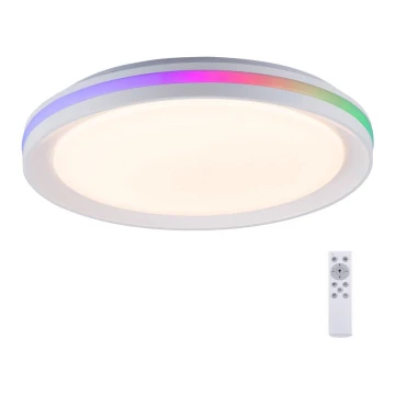 Leuchten Direkt 15544-16 - LED RGB Stmievateľné stropné svietidlo RIBBON LED/15W/230V + diaľkové ovládanie