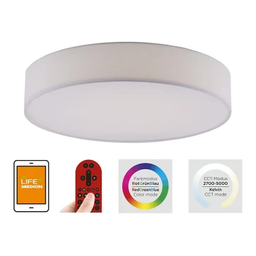 Leuchten Direkt 18428-16 - LED RGB Stmievateľné stropné svietidlo LOLA LED/32W/230V Tuya + diaľkové ovládanie