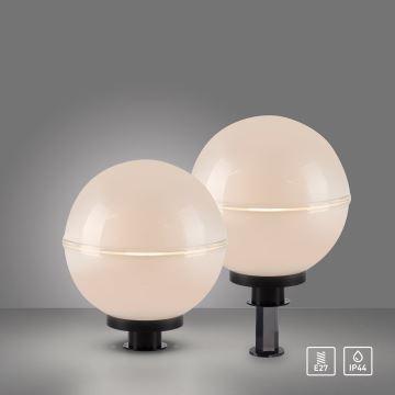 Leuchten Direkt 19323-16-2 - SADA 2x Vonkajšia lampa 1xE27/40W/230V pr. 30 cm IP44