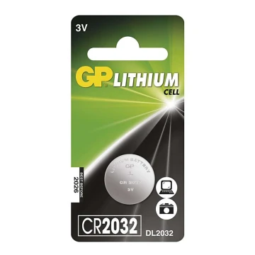 Lithiová batéria gombíková CR2032 GP LITHIUM 3V/220 mAh