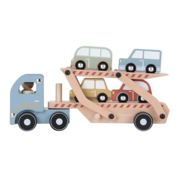Little Dutch - Drevené nákladné auto s autíčkami