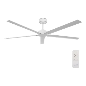 Lucci air 21616049 - Stropný ventilátor MONZA IP55 biela + diaľkové ovládanie