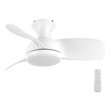 Lucci air 513071 - LED Stmievateľný stropný ventilátor SYROS LED/18W/230V 3000/4000/6000K biela + diaľkové ovládanie