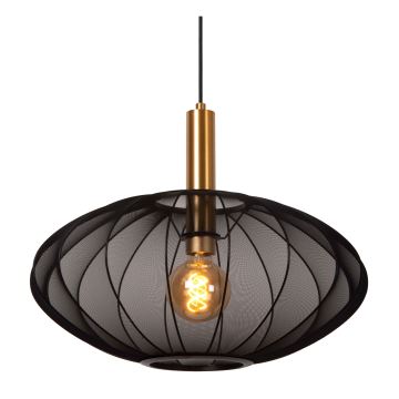 Lucide 03447/52/30 - Luster na lanku CORINA 1xE27/40W/230V pr. 50 cm čierna