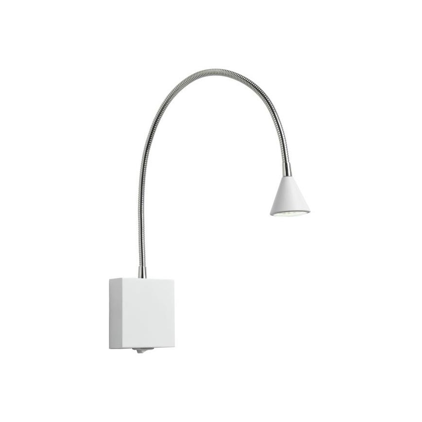 Lucide 18293/03/31 - LED Flexibilná lampička BUDDY LED/3W/230V biela