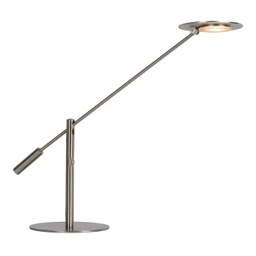 Lucide 19666/09/12 - LED Stmievateľná stolná lampa ANSELMO LED/9W/230V chróm