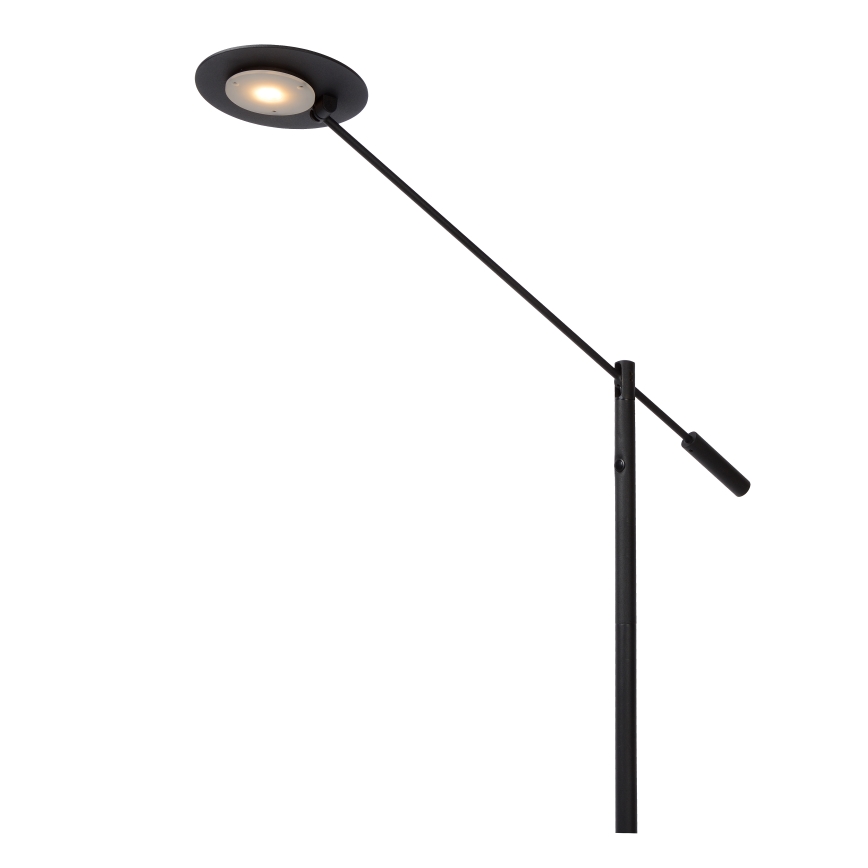 Lucide 19766/09/30 - LED Stmievateľná stojacia lampa ANSELMO LED/9W/230V čierna