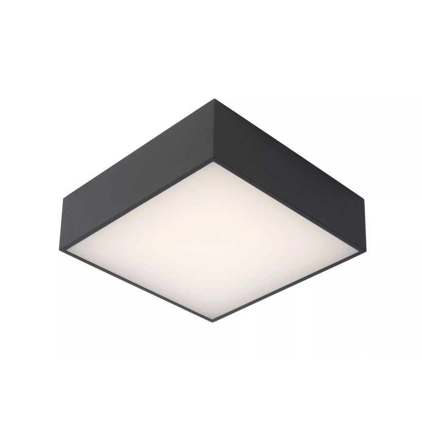 Lucide 27816/10/29 - LED Kúpeľňové stropné svietidlo ROXANE LED/12W/230V 24x24 cm IP54 čierna