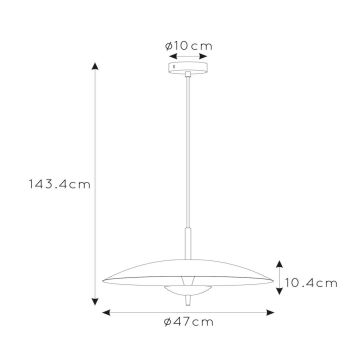 Lucide 30461/09/30 - LED Stmievateľný luster na lanku VULCAN LED/9W/230V čierna