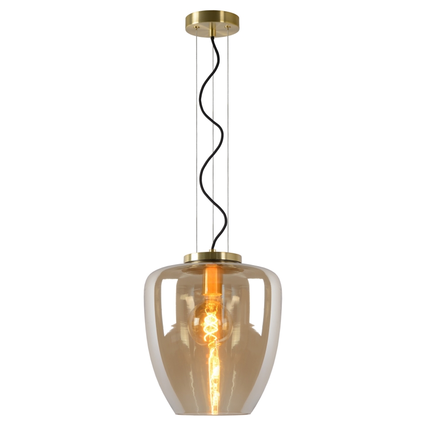 Lucide 30473/28/62 - Luster na lanku FLORIEN 1xE27/60W/230V zlatá