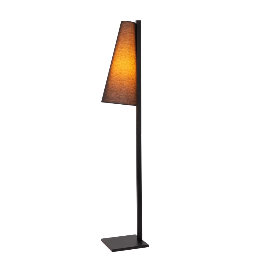 Lucide 30795/81/30 - Stojacia lampa GREGORY 1xE27/60W/230V čierna