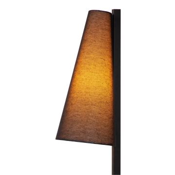 Lucide 30795/81/30 - Stojacia lampa GREGORY 1xE27/60W/230V čierna