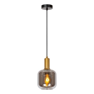 Lucide 45494/16/65 - Luster na lanku JOANET 1xE27/40W/230V čierna