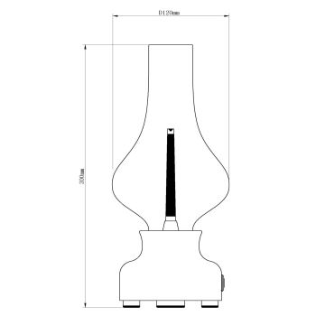 Lucide 74516/02/30 - LED Stmievateľná dotyková stolná lampa JASON LED/2W/230V čierna