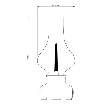 Lucide 74516/02/31 - LED Stmievateľná dotyková stolná lampa JASON LED/2W/230V biela