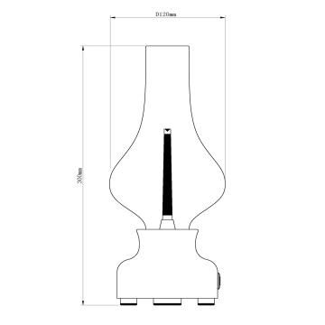 Lucide 74516/02/32 - LED Stmievateľná dotyková stolná lampa JASON LED/2W/230V červená