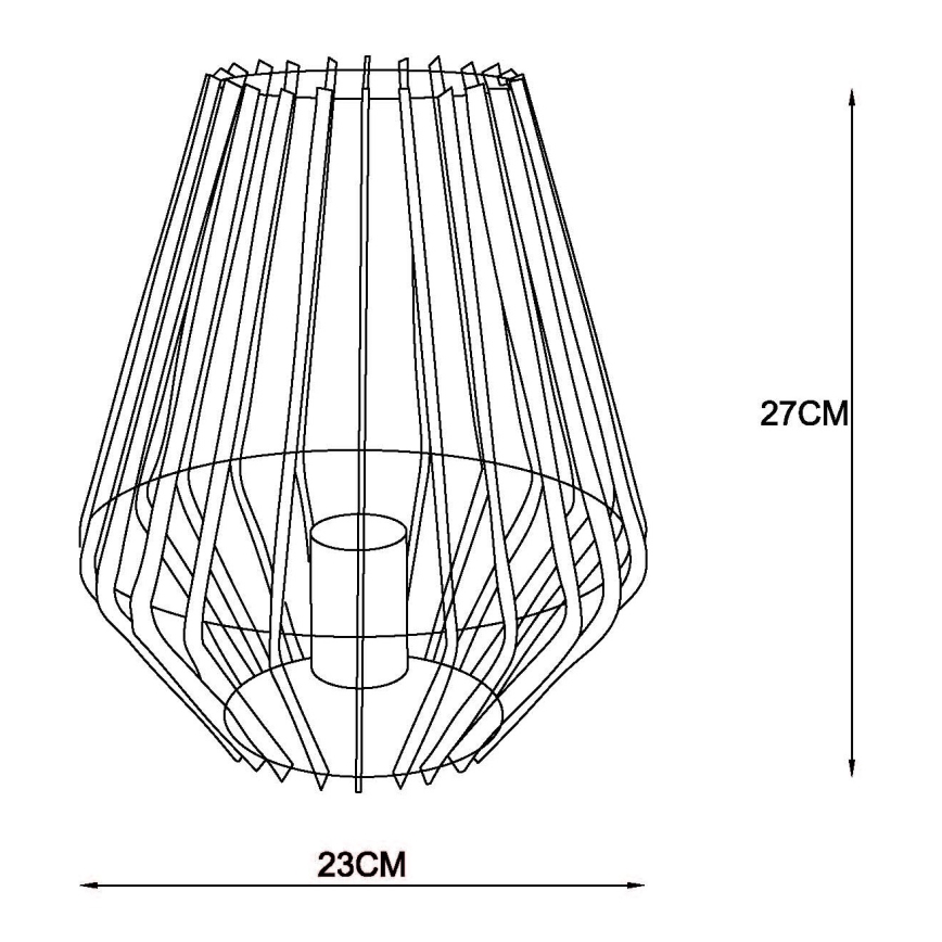 Lucide 78598/01/30 - Stolná lampa REDA 1xE27/40W/230V