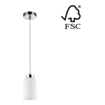 Luster na lanku BOSCO 1xE27/60W/230V – FSC certifikované