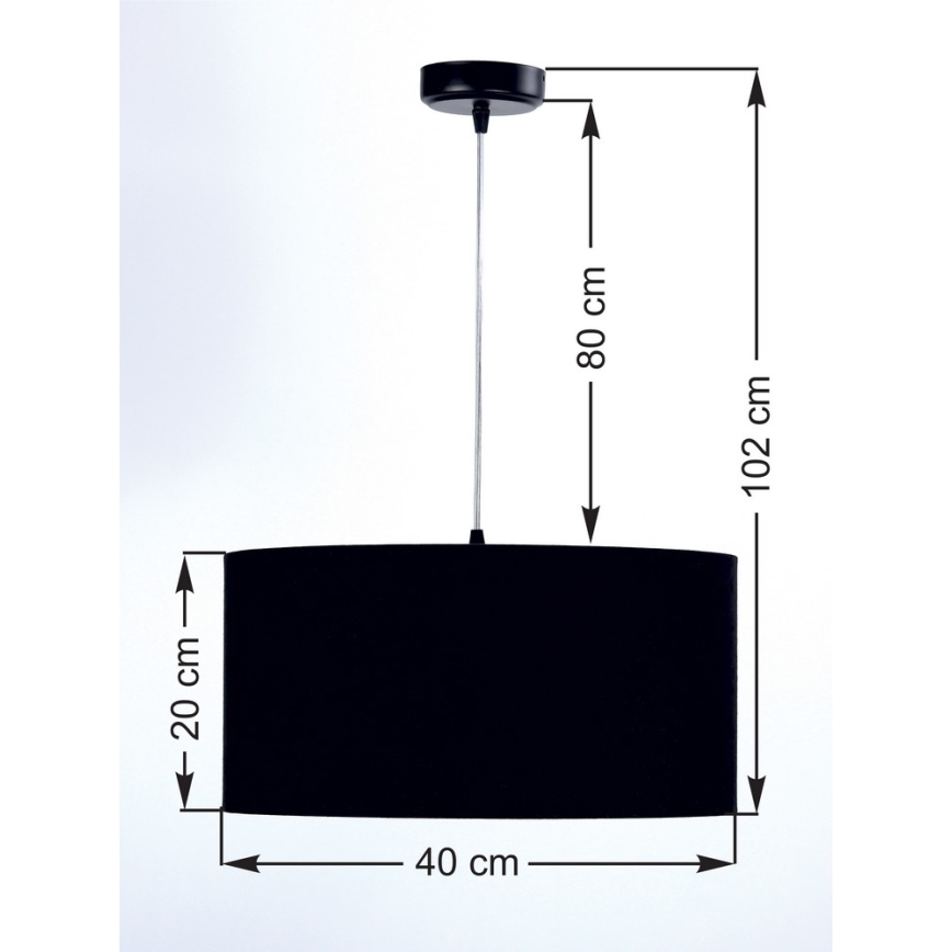 Luster na lanku CLASSIC 1xE27/60W/230V