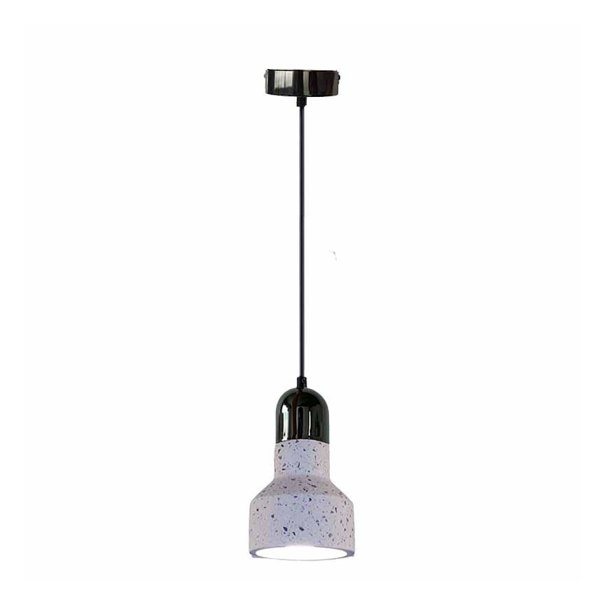 Luster na lanku TERRAZZO 1xE27/60W/230V pr. 12 cm krémová