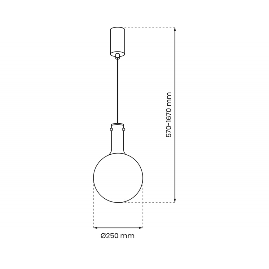 Luster na lanku TORONTO 1xGU10/8W/230V chróm