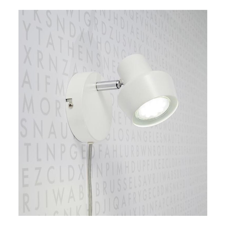 Markslöjd 106083 - Nástenná lampička URN 1xGU10/35W/230V biela