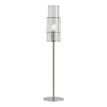 Markslöjd 108558 - Stolná lampa TUBO 1xE14/40W/230V 65 cm lesklý chróm/číra