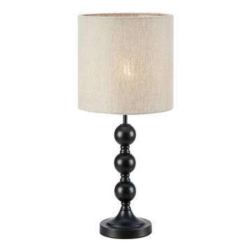 Markslöjd 108575 - Stolná lampa OCTO 1xE27/40W/230V béžová/čierna