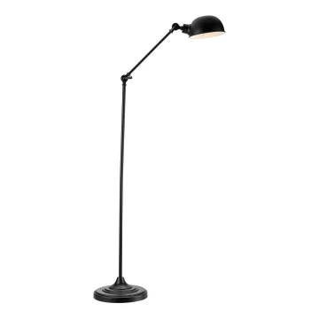 Markslöjd 108586 - Stojacia lampa PORTLAND 1xE27/40W/230V čierna