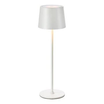 Markslöjd 108654 - LED Stmievateľná nabíjacia lampa FIORE LED/2W/5V IP44 38 cm biela